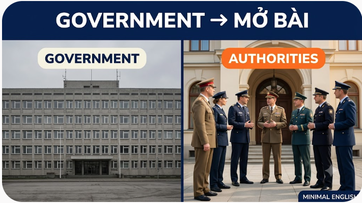 When "GOVERNMENT" appears in nearly 80% of essays