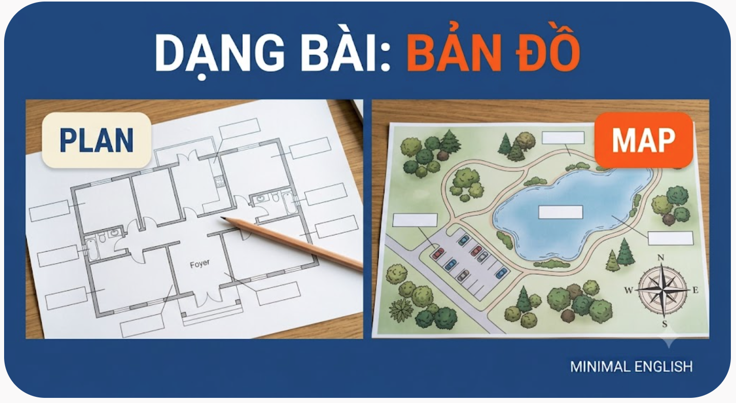 Dạng bài: Bản Đồ