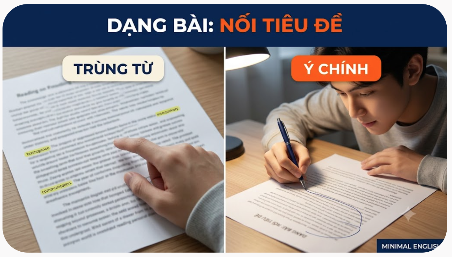 Exam question type: Matching headings