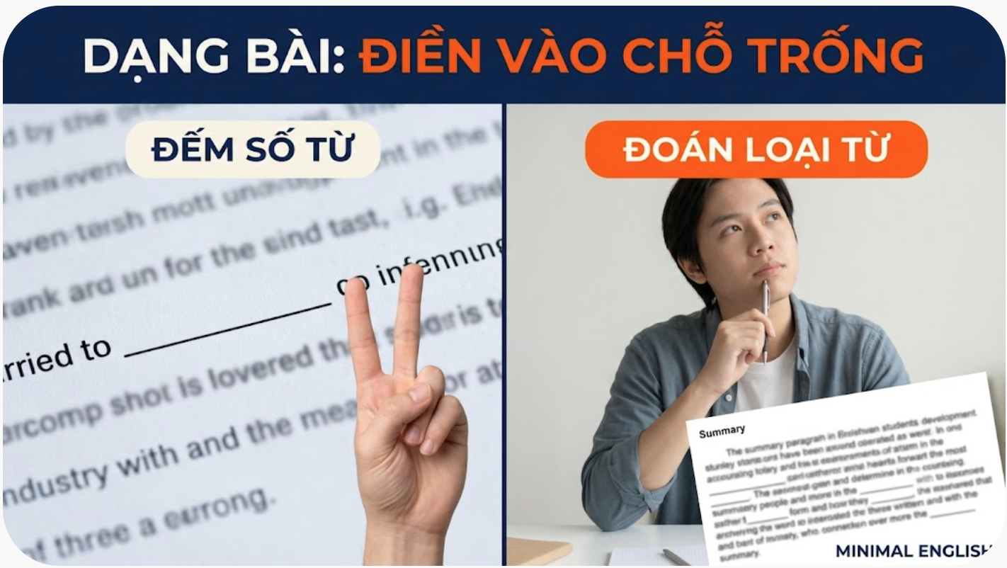 Dạng bài: Điền vào chỗ trống