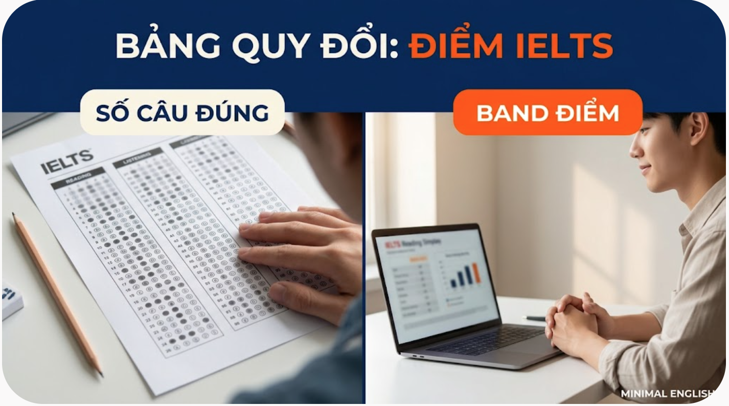 Cách tính điểm IELTS Listening & Reading