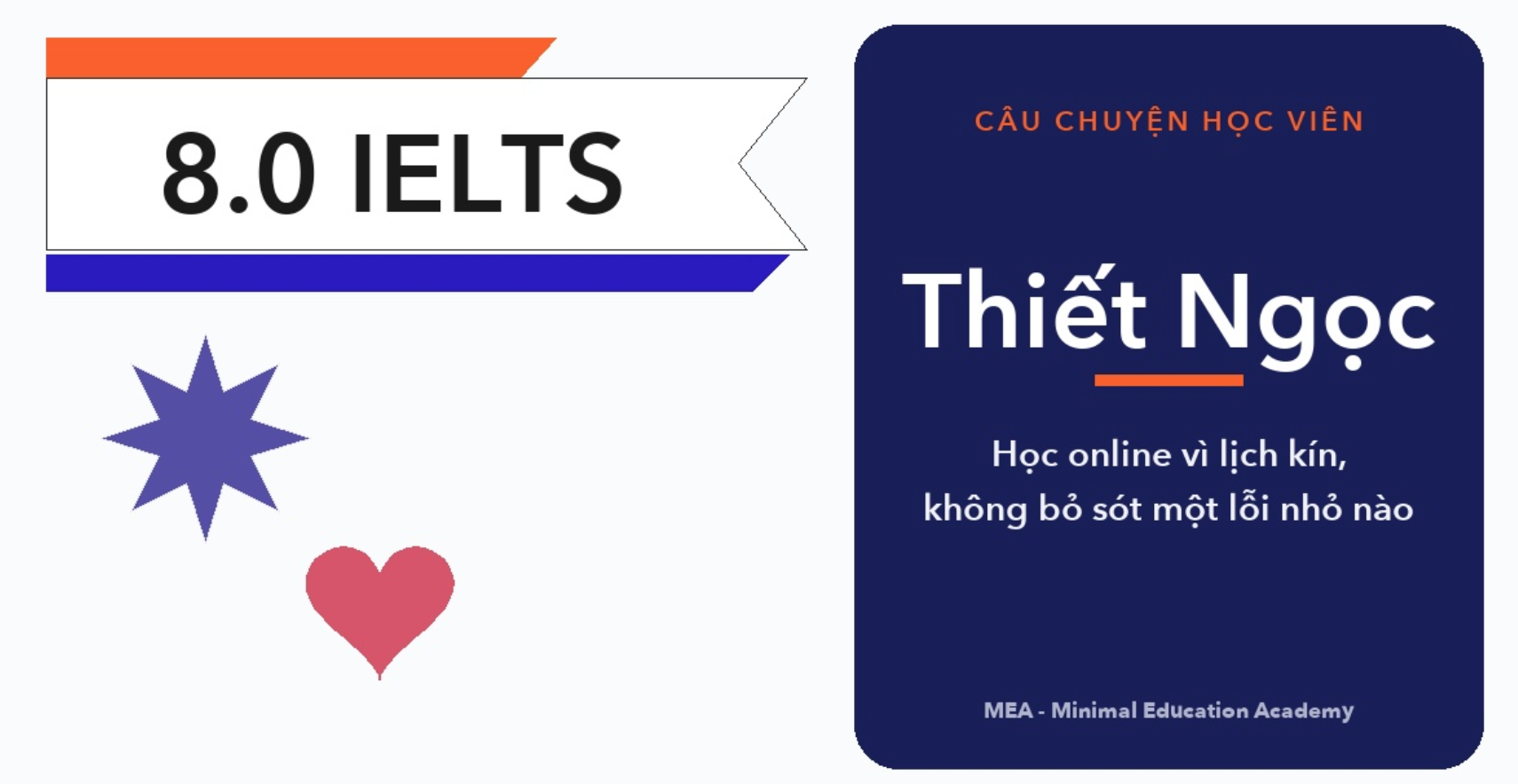Thiết Ngọc – 8.0 IELTS: học online vì lịch kín, nhưng không bỏ qua một lỗi nhỏ nào